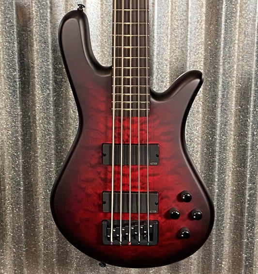 Spector NS Pulse II 5 String Bass Black Cherry Matte NSPULSE5BCM #1415