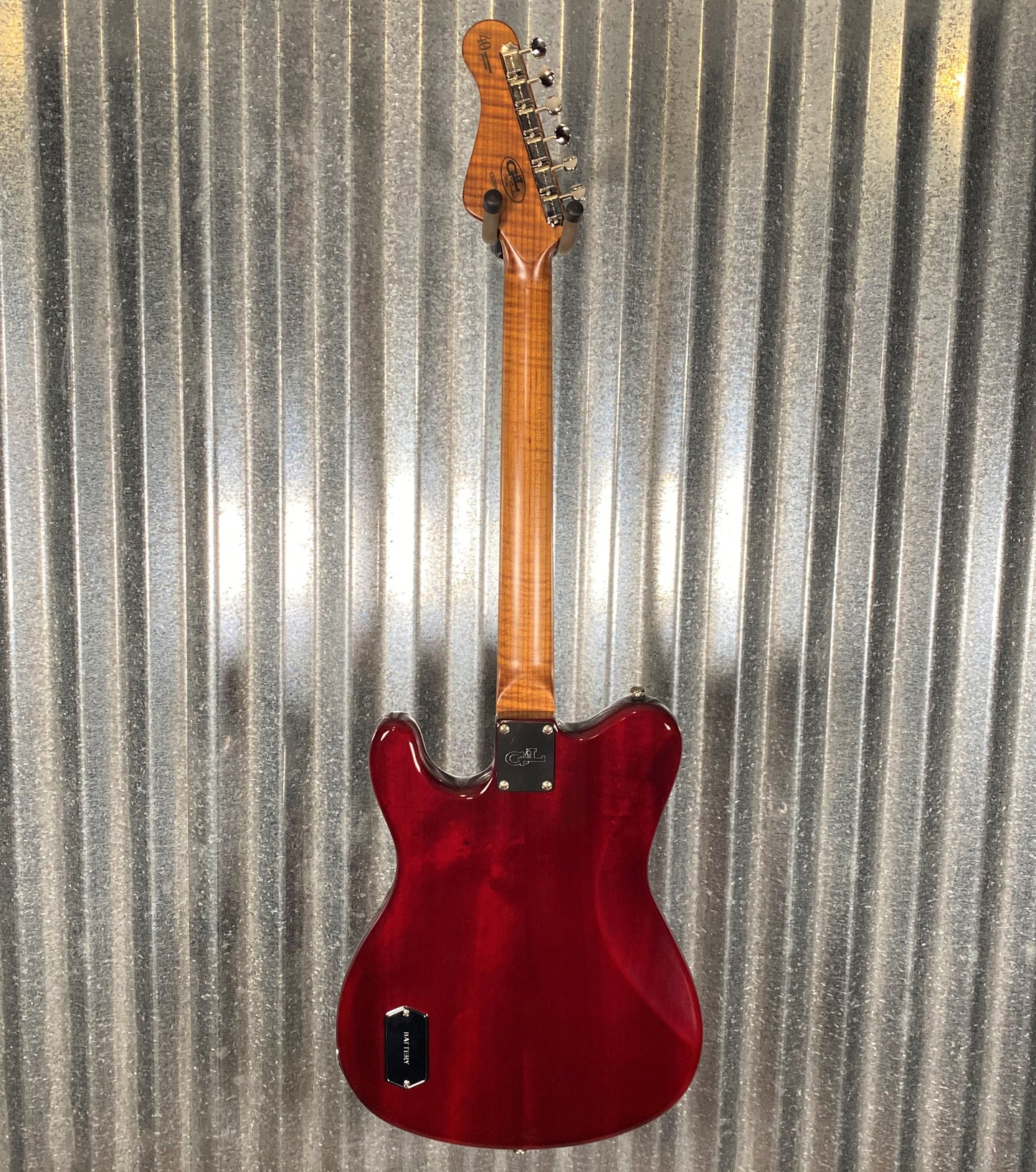 G&L USA Custom Shop CLF Research Espada 40th Anniversary Quilt Top Ruby Gem Guitar & Case #9008 Used