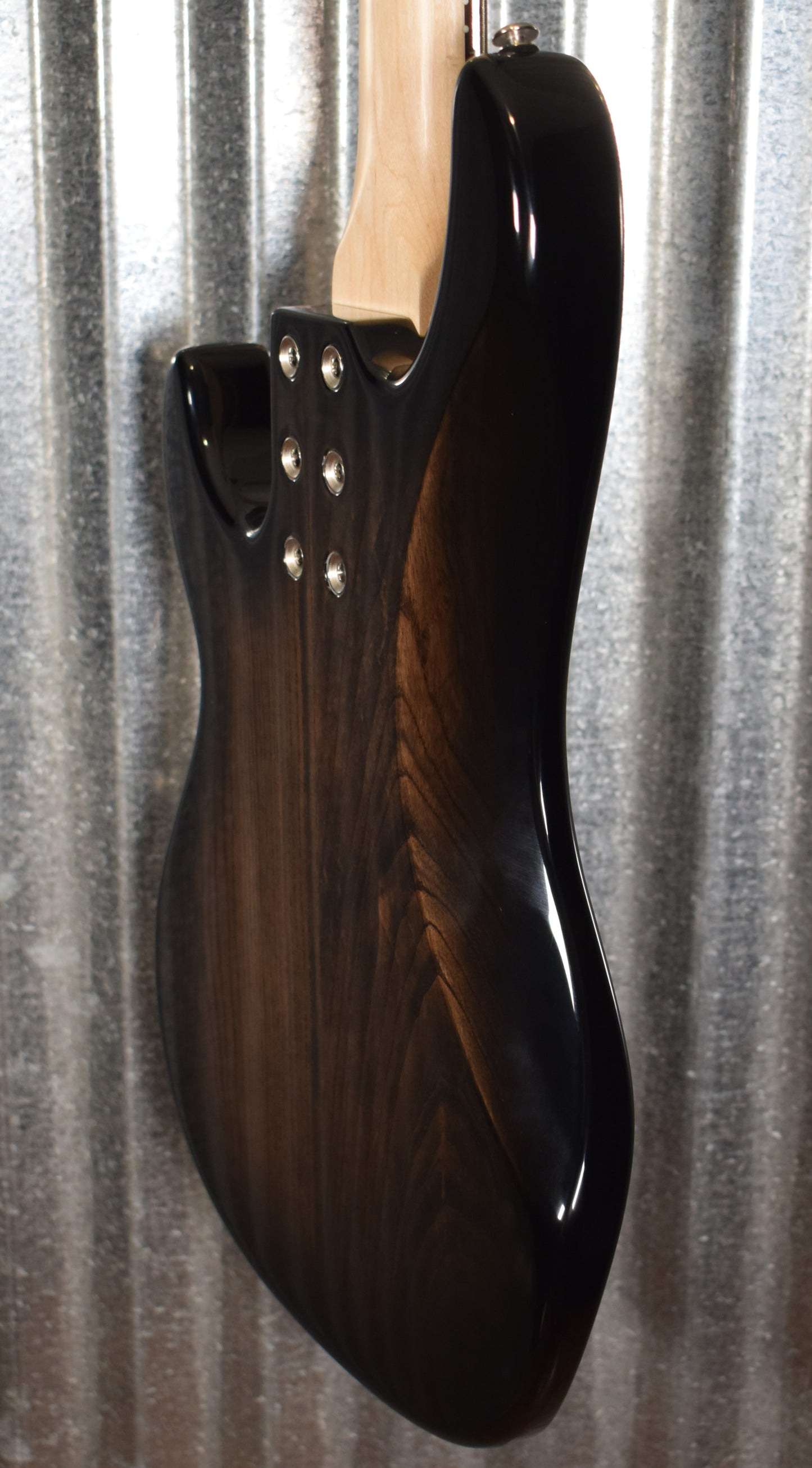 G&L USA Kiloton 5 Blackburst 5 String Bass Rosewood Satin Neck & Case #4042