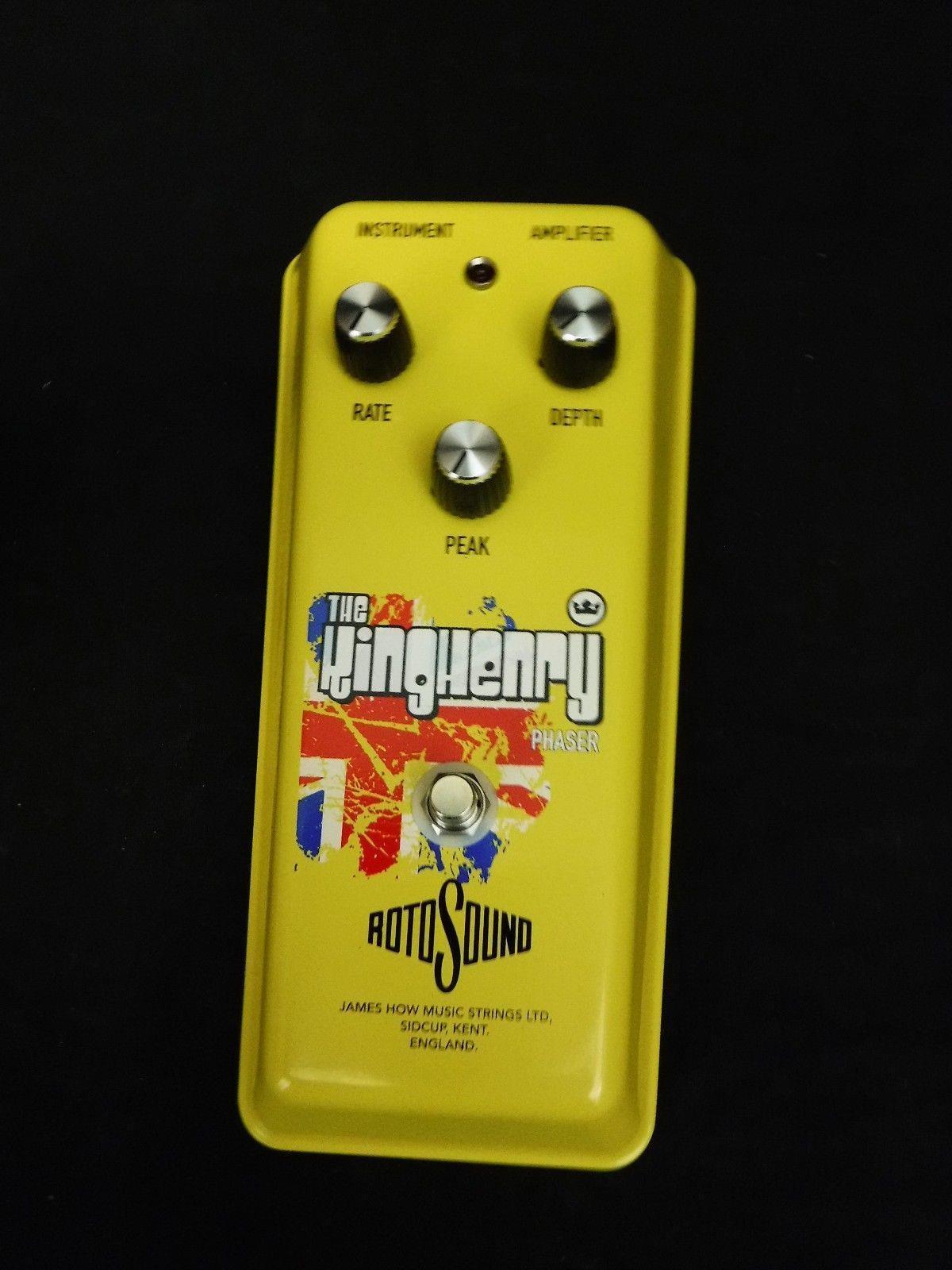 Rotosound The King Henry Phaser Hand Built Vintage Style Effect Pedal
