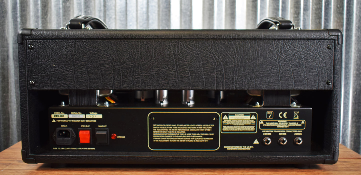 Ashdown Engineering CTM-100 100 Watt All Tube Bass Head Amplifier Demo