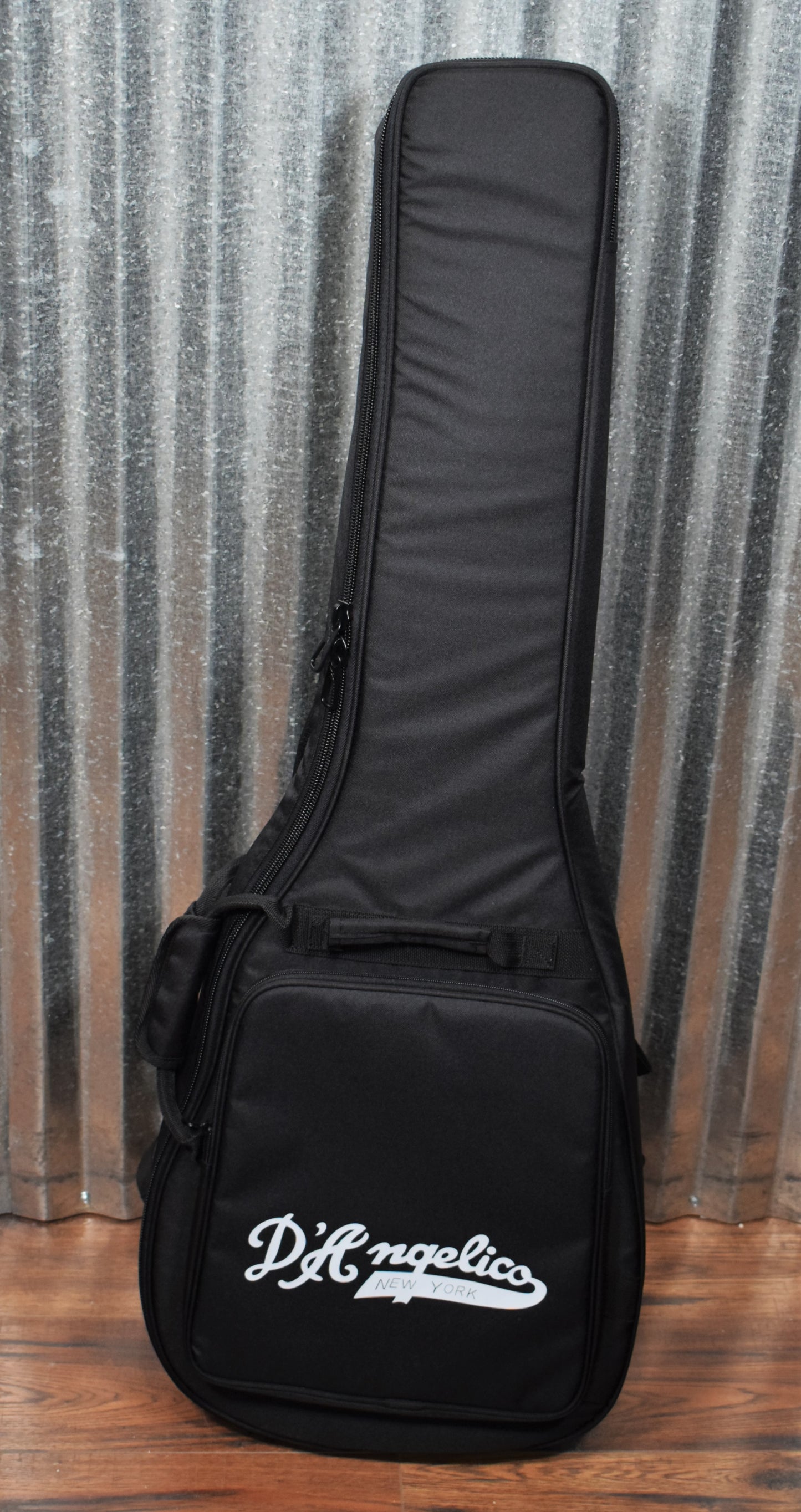 D'Angelico Premier Bedford Offset Stop Bar Army Green Guitar & Bag #2374