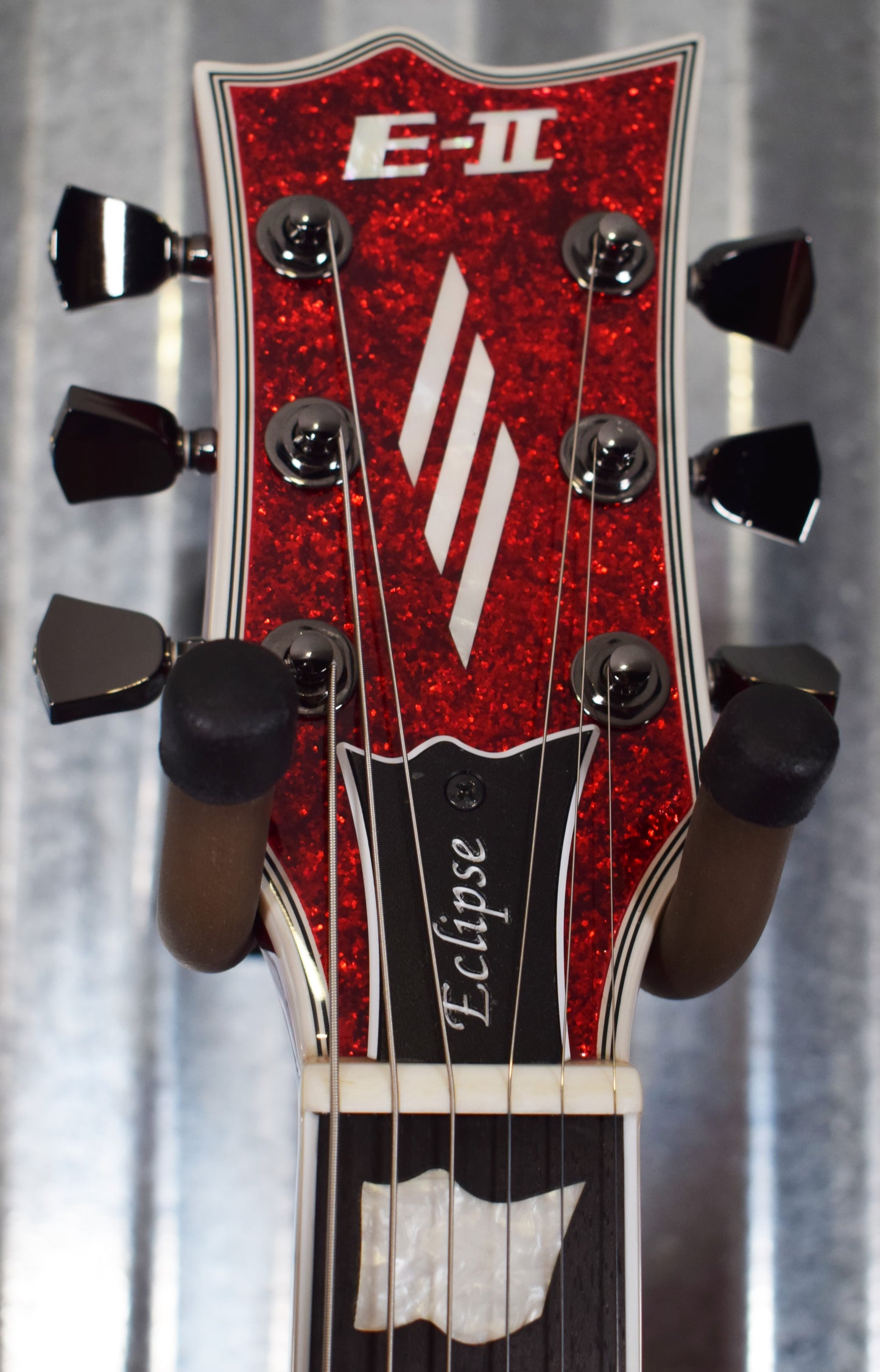 ESP E-II Eclipse DB Red Sparkle EMG Guitar & Case EIIECDBRSP Japan #ES3300203