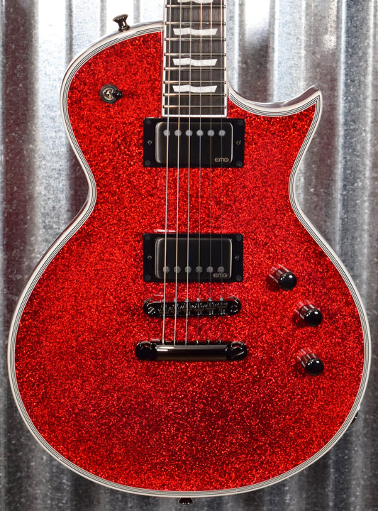 ESP E-II Eclipse DB Red Sparkle EMG Guitar & Case EIIECDBRSP Japan #ES3300203