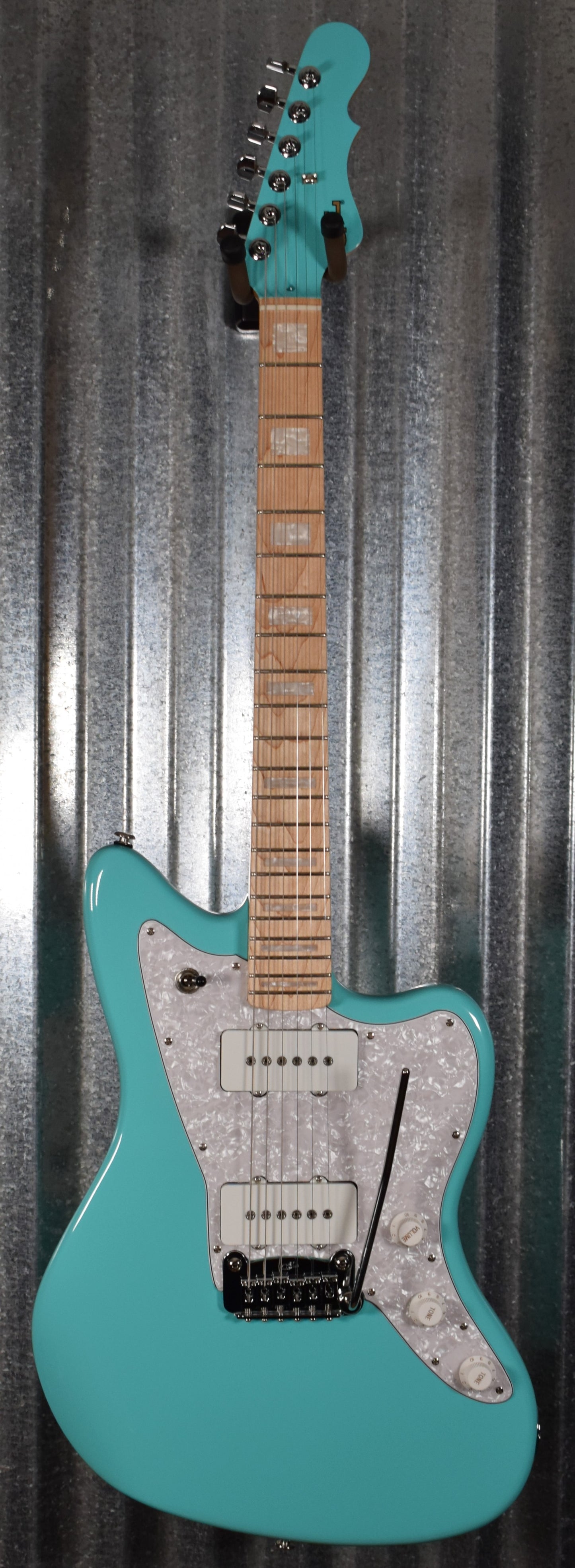 G&L USA Doheny Turquoise Maple Satin Neck Guitar & Case #5333