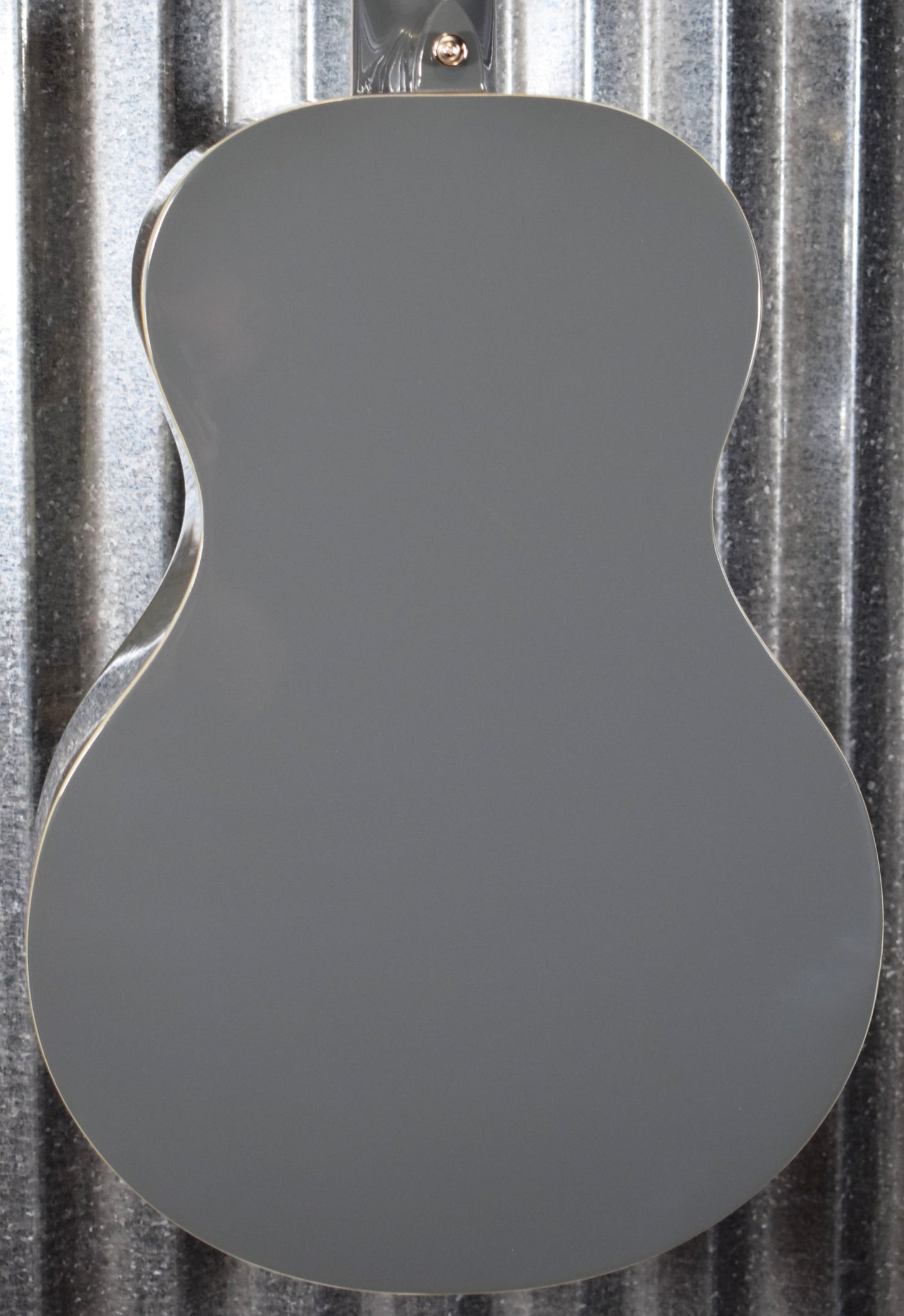 Ortega RGA-PLT Gaucho Acoustic Nylon String Parlor Platinum Grey Guitar & Bag #0066