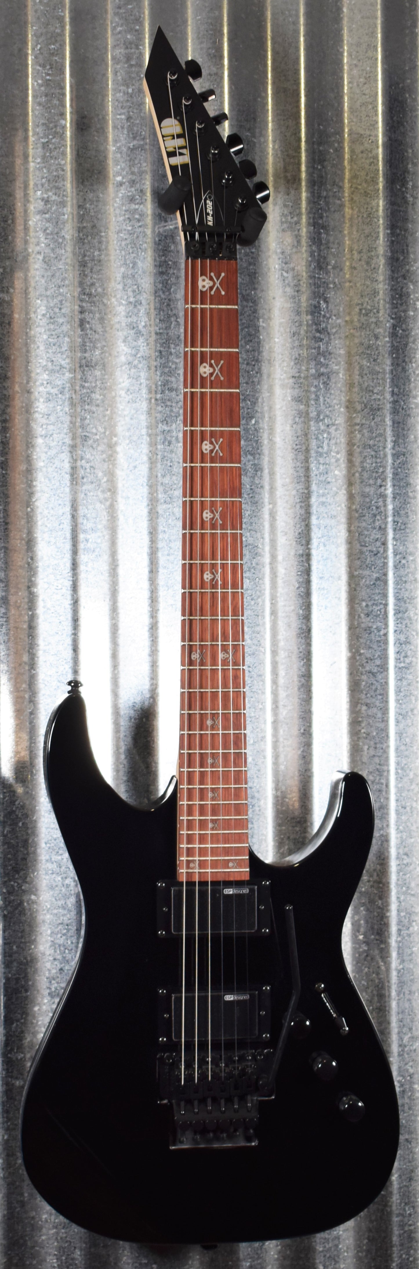 ESP LTD KH-202 Kirk Hammett Signature Gloss Black Guitar KH202 #0399