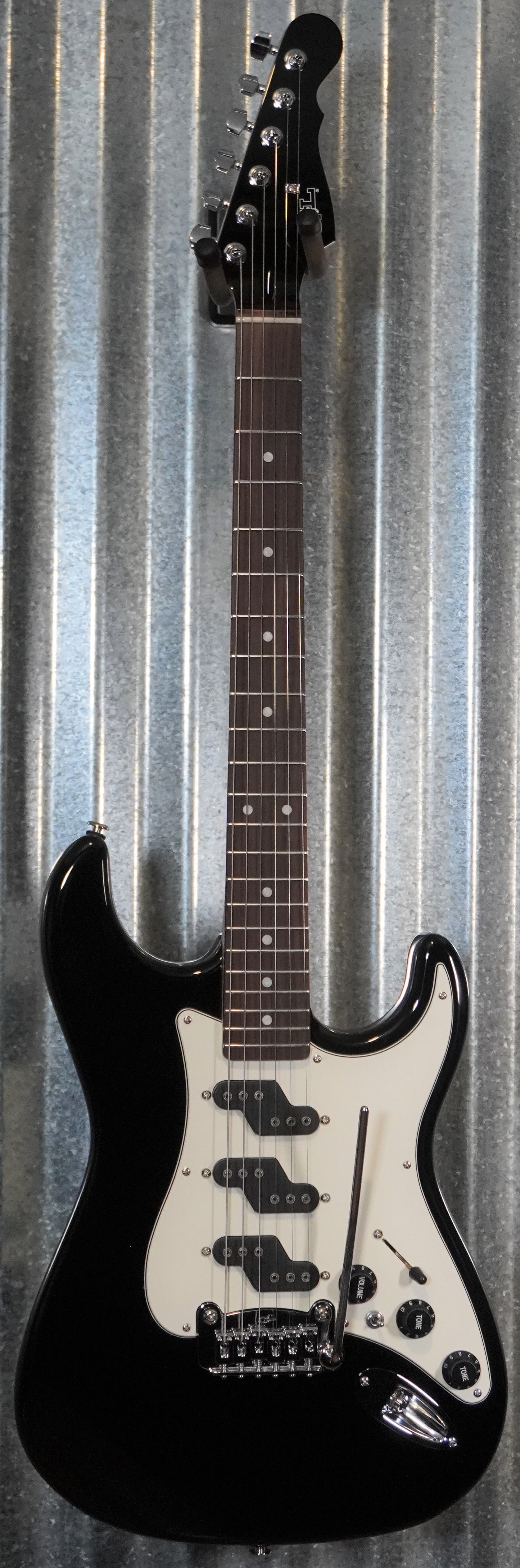 G&L USA Comanche Jet Black Rosewood Satin Neck Guitar & Case #6187