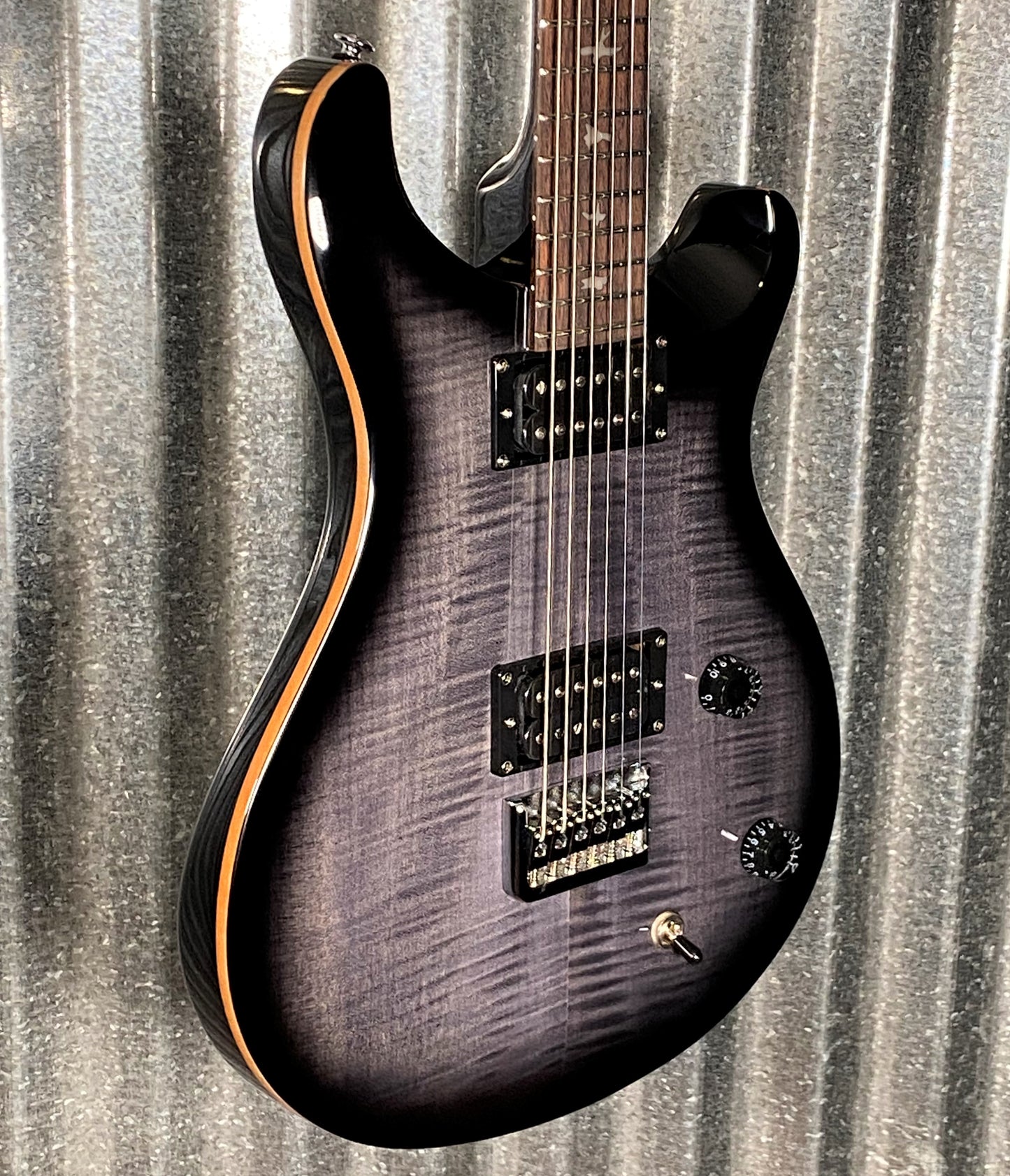 PRS Paul Reed Smith SE 277 Carve Top Charcoal Burst Baritone Guitar & Bag #0235