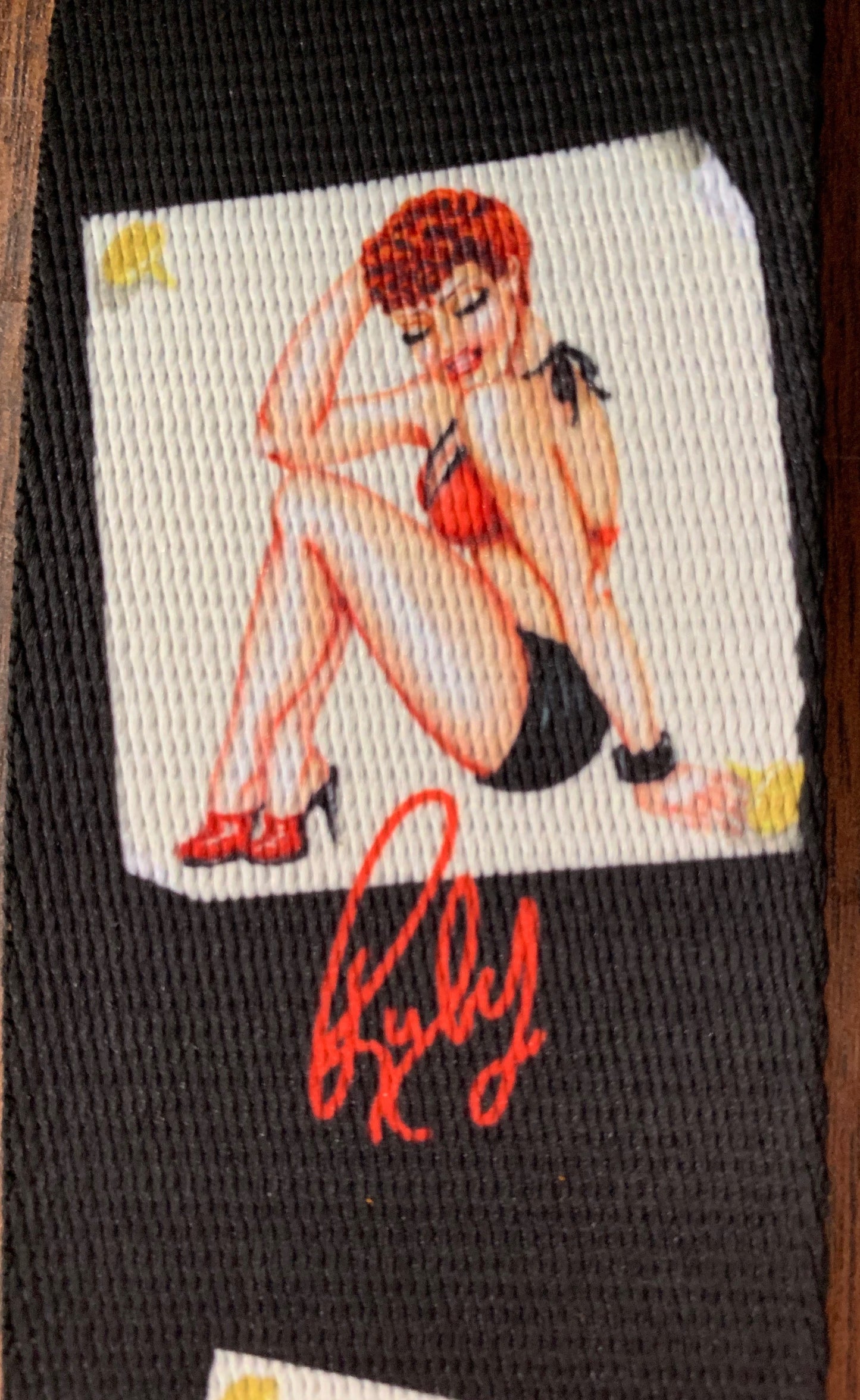 Levy's MPS2-072 2" Sonic-Art Polyester Guitar Strap Pin Up Girls