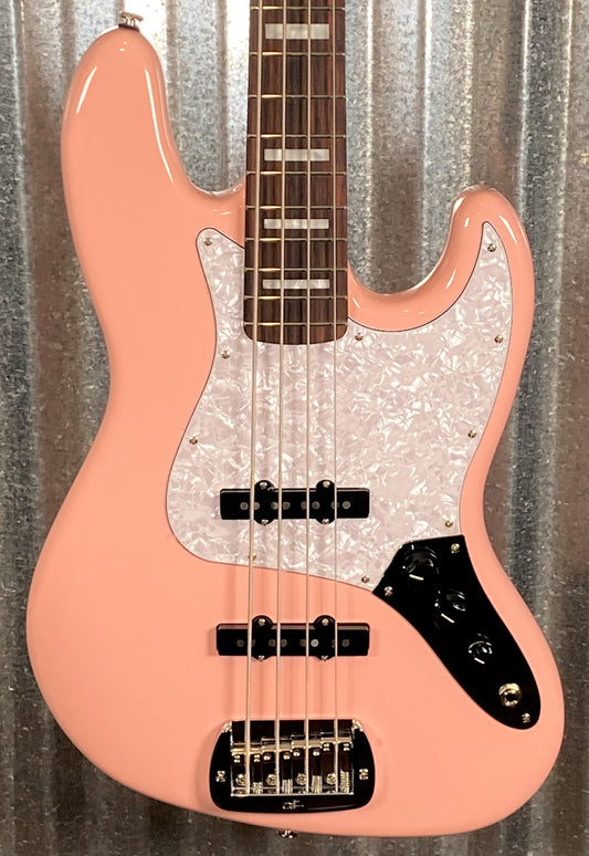 G&L USA JB 4 String Bass Shell Pink & Case #7114