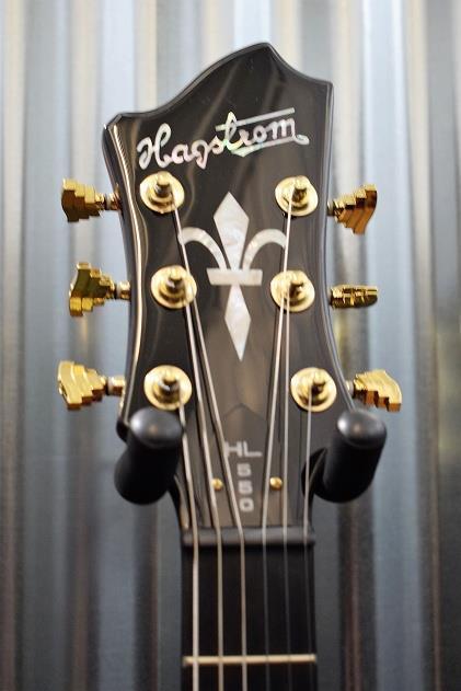 Hagstrom HL-550 HL55-NMG Hollow Body Jazz Guitar Natural Mahogany Gloss #061