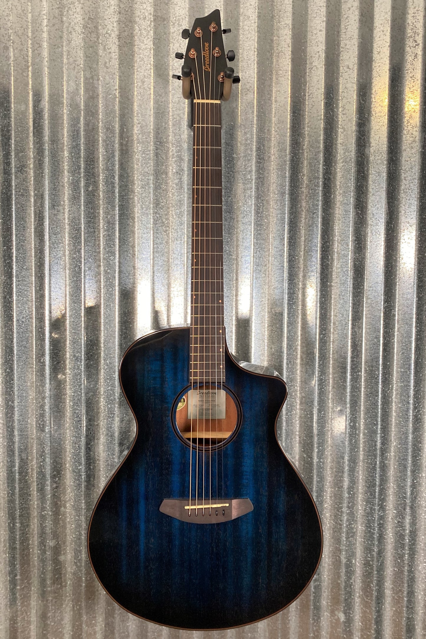 Breedlove Rainforest S Concert Papillon CE Mahogany Acoustic Electric Guitar #8002