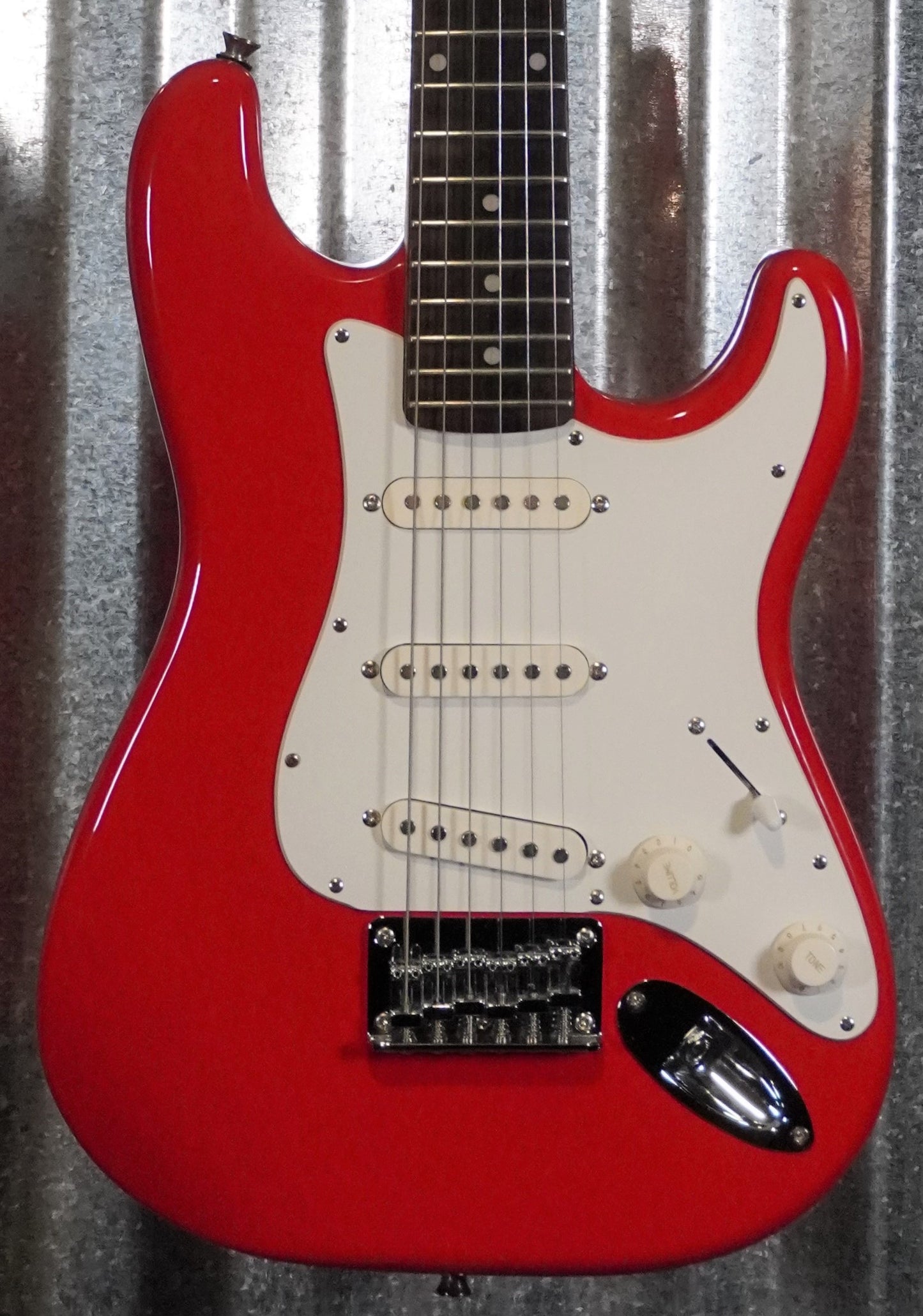 Fender Squier 3/4 Size Stratocaster Mini Dakota Red Guitar & Bag #4110 Used