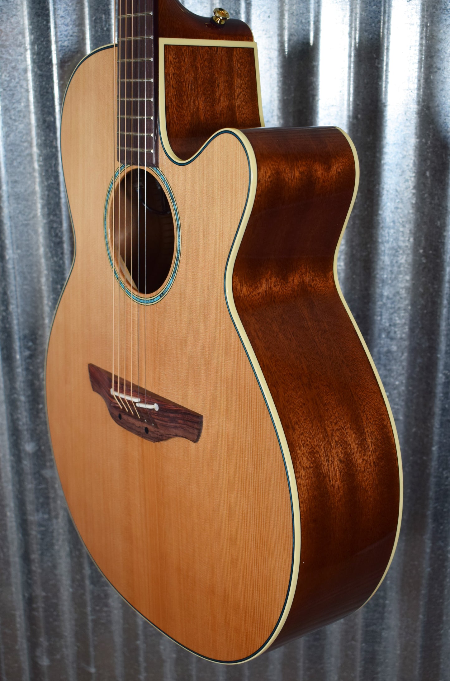Takamine TSF40C NEX Santa Fe Natural Acoustic Electric Guitar & Case Blem #0295