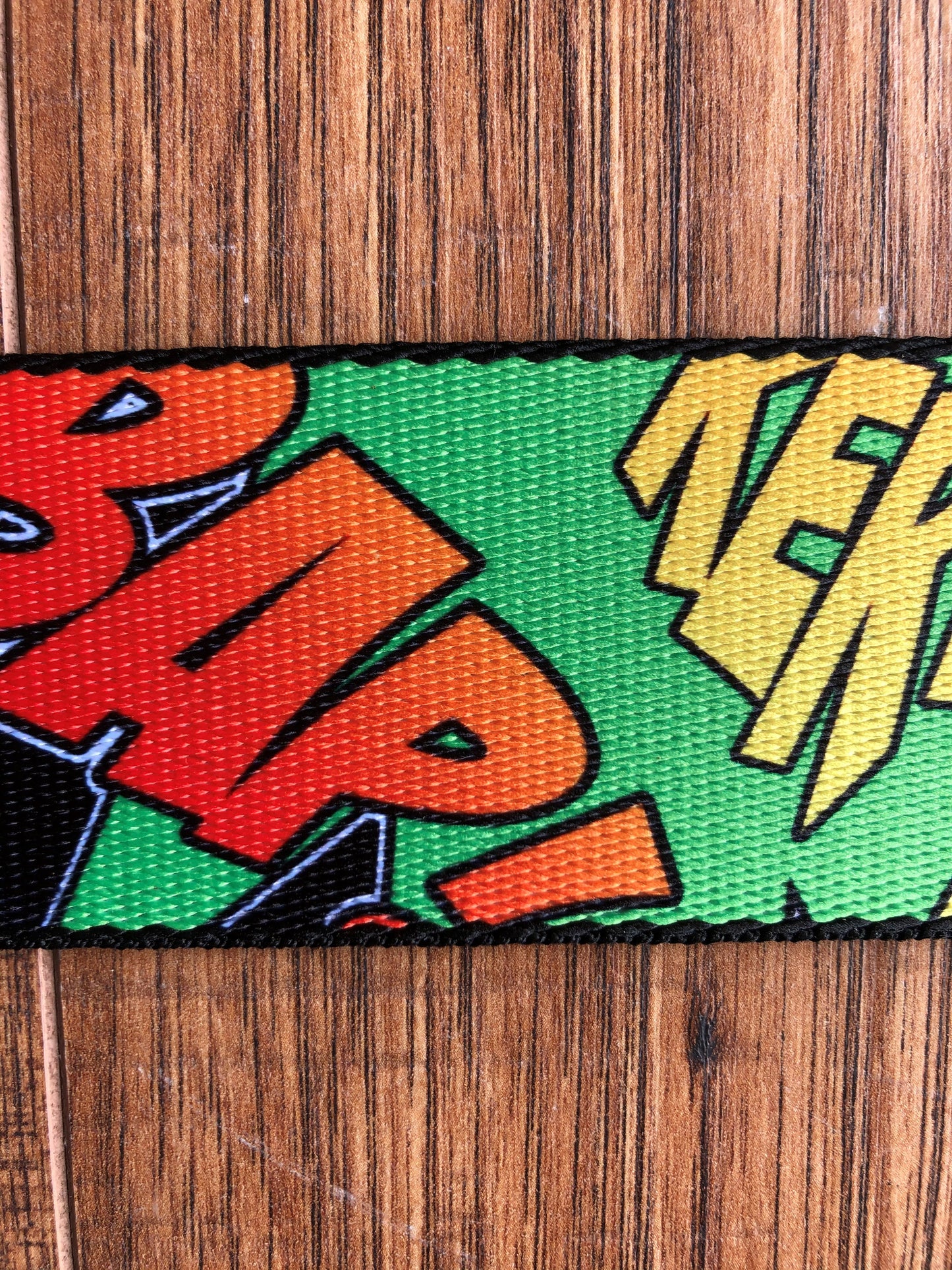 Levy's MPD2-036 2" Adjustable Print Poly Guitar & Bass Strap Comic Book Onomatopoeia