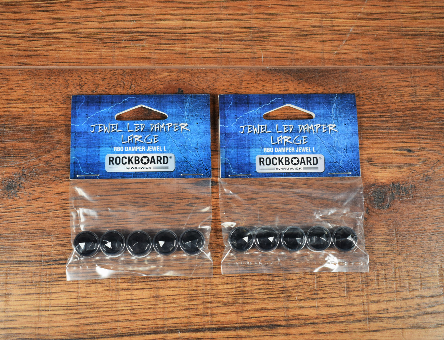 Warwick Rockboard Guitar Effect Pedal LED Damper Jewel Large 10.50mm Set of 10