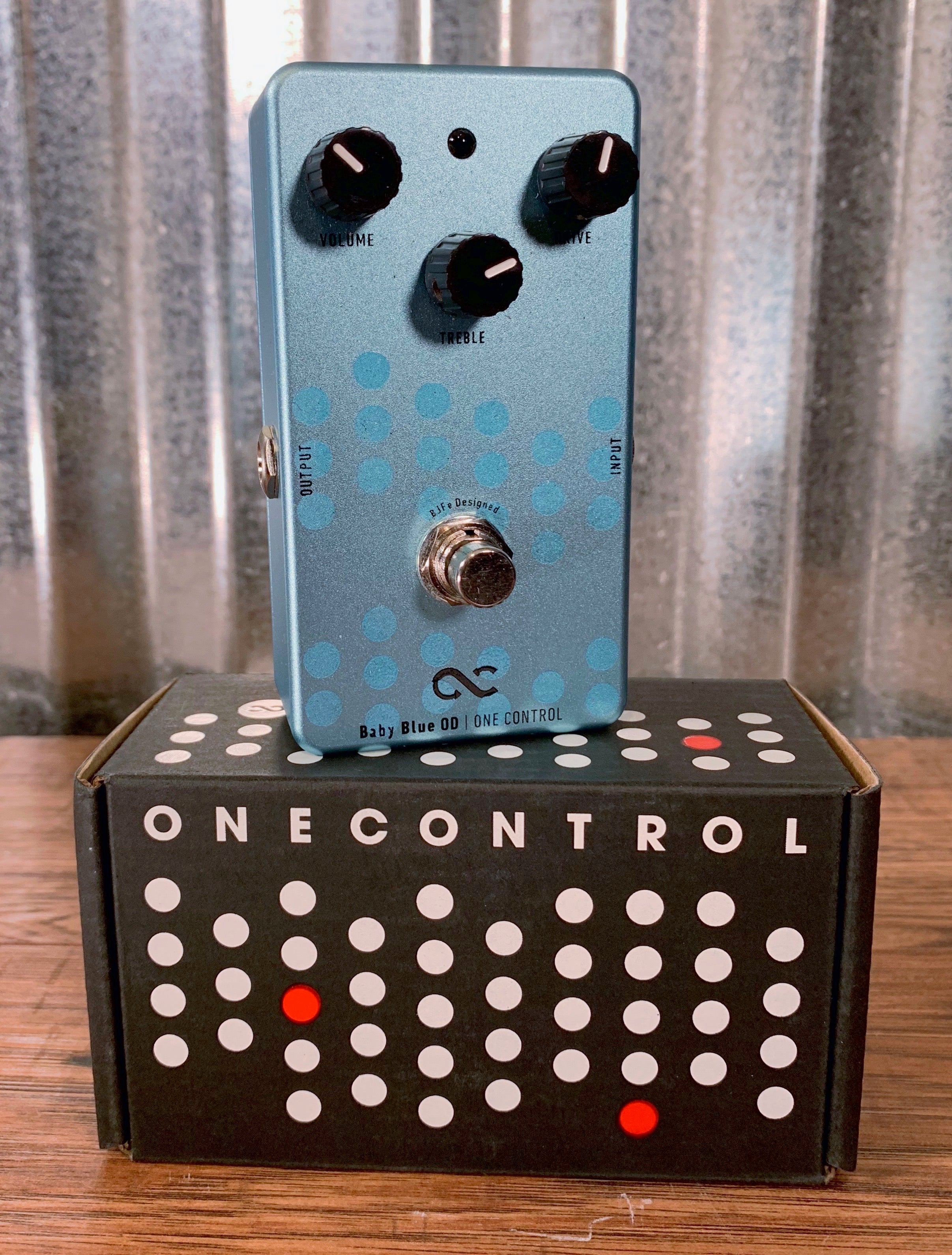 One Control Baby Blue Overdrive Guitar Effect Pedal