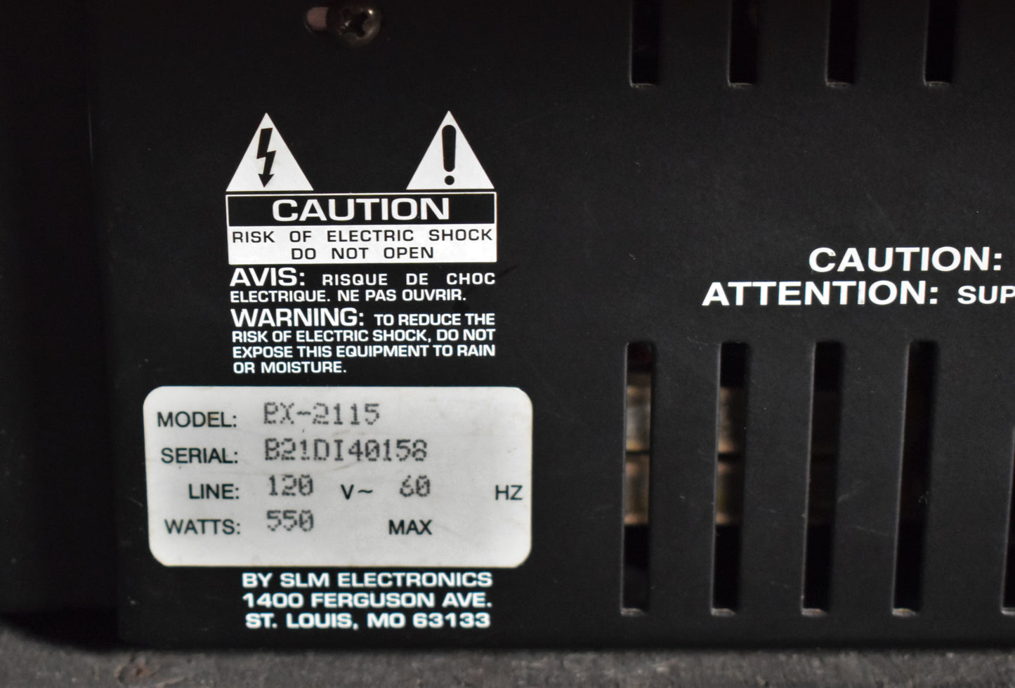 Crate BX-2115 200 Watt Bass Amplifier Combo Used