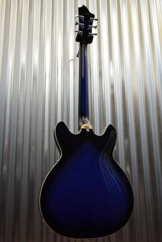 Hagstrom Super VIking SUVIK-DBS Dark Baltic Sea Semi-Hollow Guitar #625