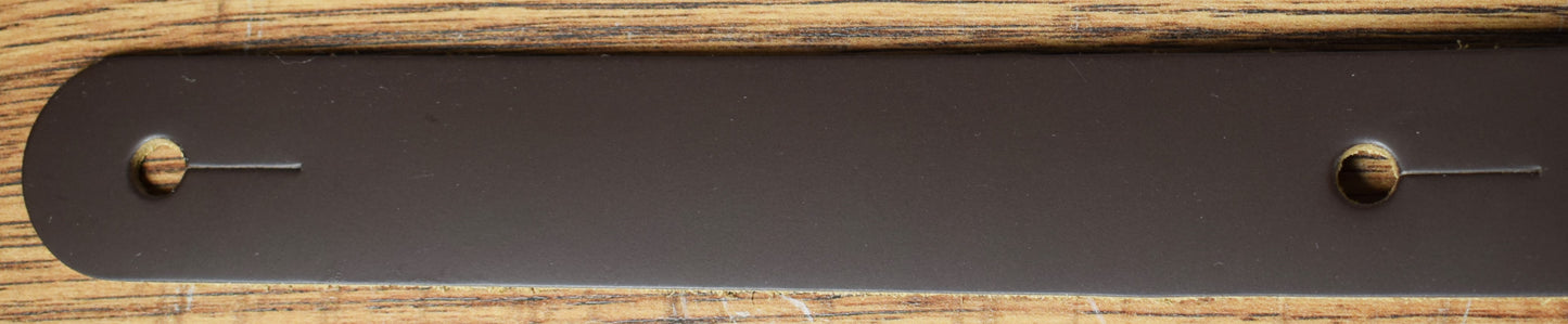 Levy's M26PD-DBR_DBR 3" Adjustable Top Grain Leather Guitar & Bass Strap Dark Brown