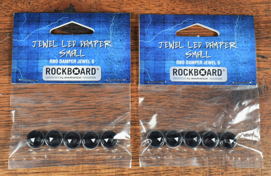 Warwick Rockboard Guitar Effect Pedal LED Damper Jewel Small Diameter 8mm Set of 10
