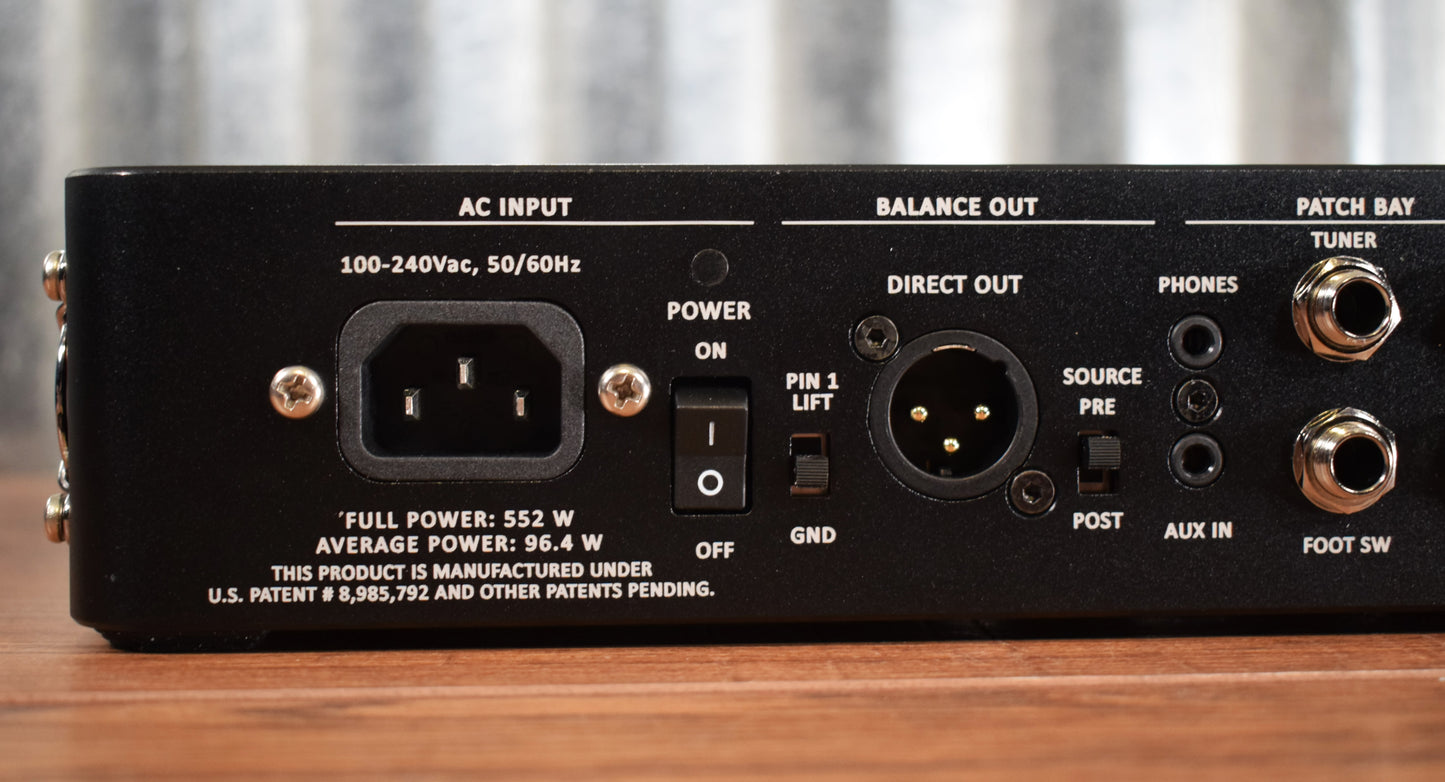 Gallien-Krueger GK Fusion S 500 Watt Bass Amplifier Head Demo