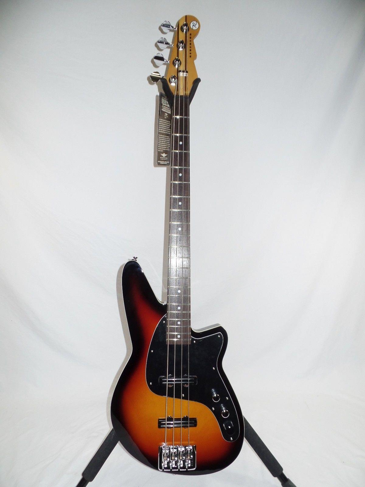 Reverend Guitars Justice 4 String Jazz Bass 3-Tone Sunburst NOS #294
