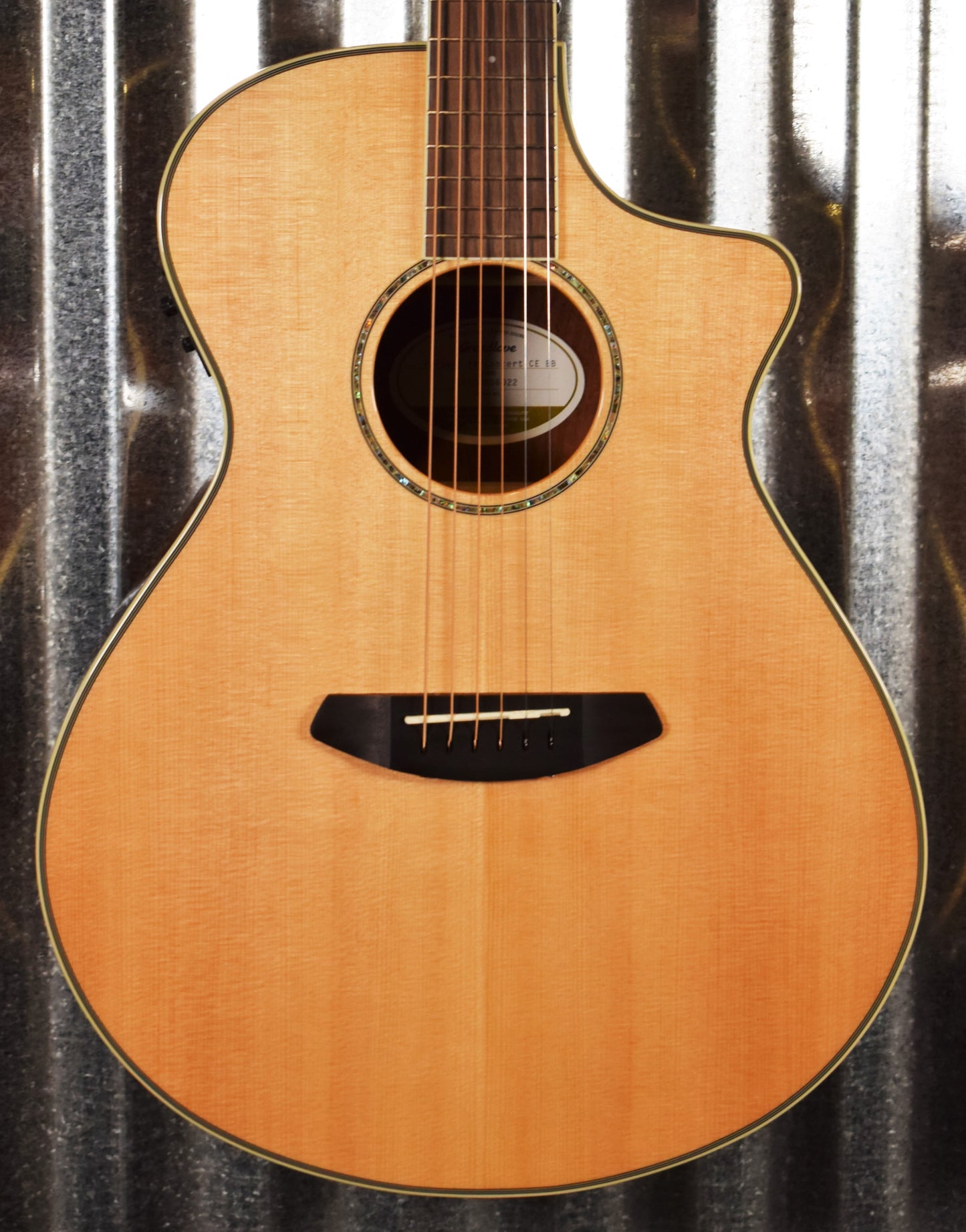 Breedlove Pursuit Exotic Concert CE Sitka-Bubinga Acoustic Electric Guitar #6022