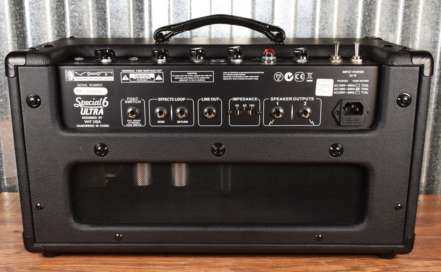VHT Special 6 Ultra 6 Watt All Tube Electric Guitar Amplifier Head AV-SP-6HU Used