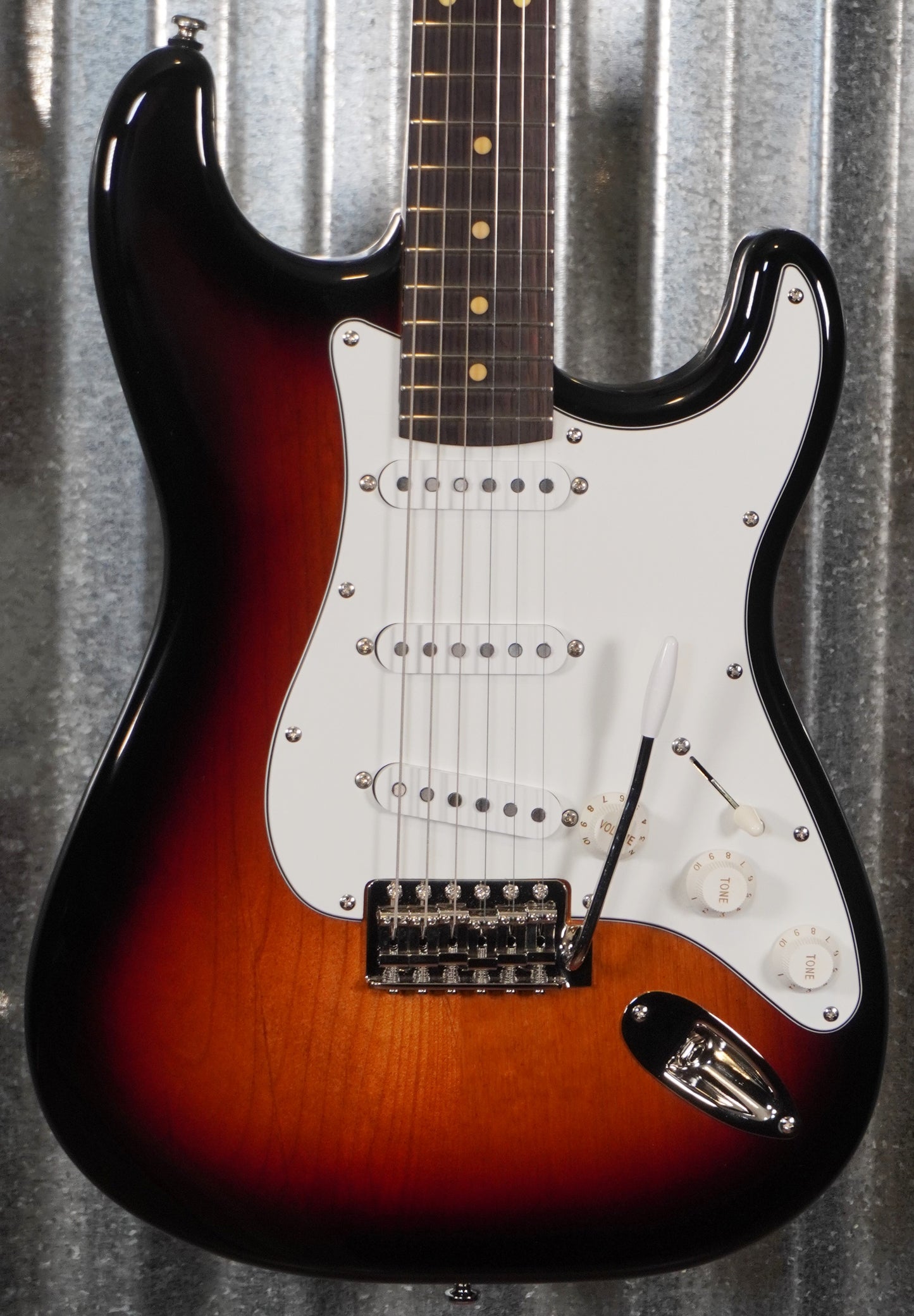 Modern Vintage MVS-64 60's Vintage Strat Guitar 3-Tone Sunburst #1009