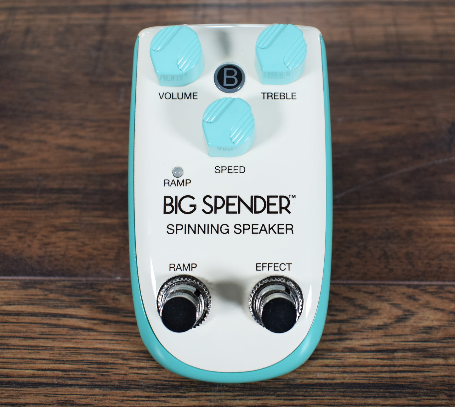 Danelectro Billionaire BK-1 Big Spender Spinning Speaker Guitar Effect Pedal Demo #1