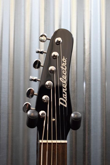 Danelectro 56 Vintage Baritone Semi Hollow Electric Guitar Gloss Black