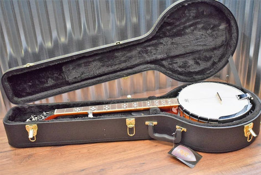 Recording King RK-R20 Songster Resonator 5 String Banjo & Hard Case #1