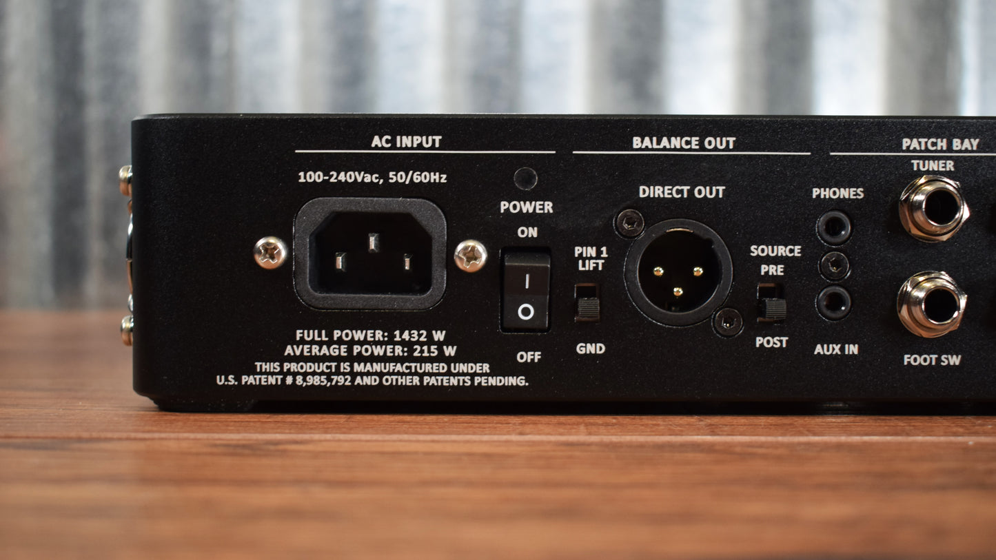 Gallien-Krueger GK Fusion S 1200 Watt Bass Amplifier Head Demo