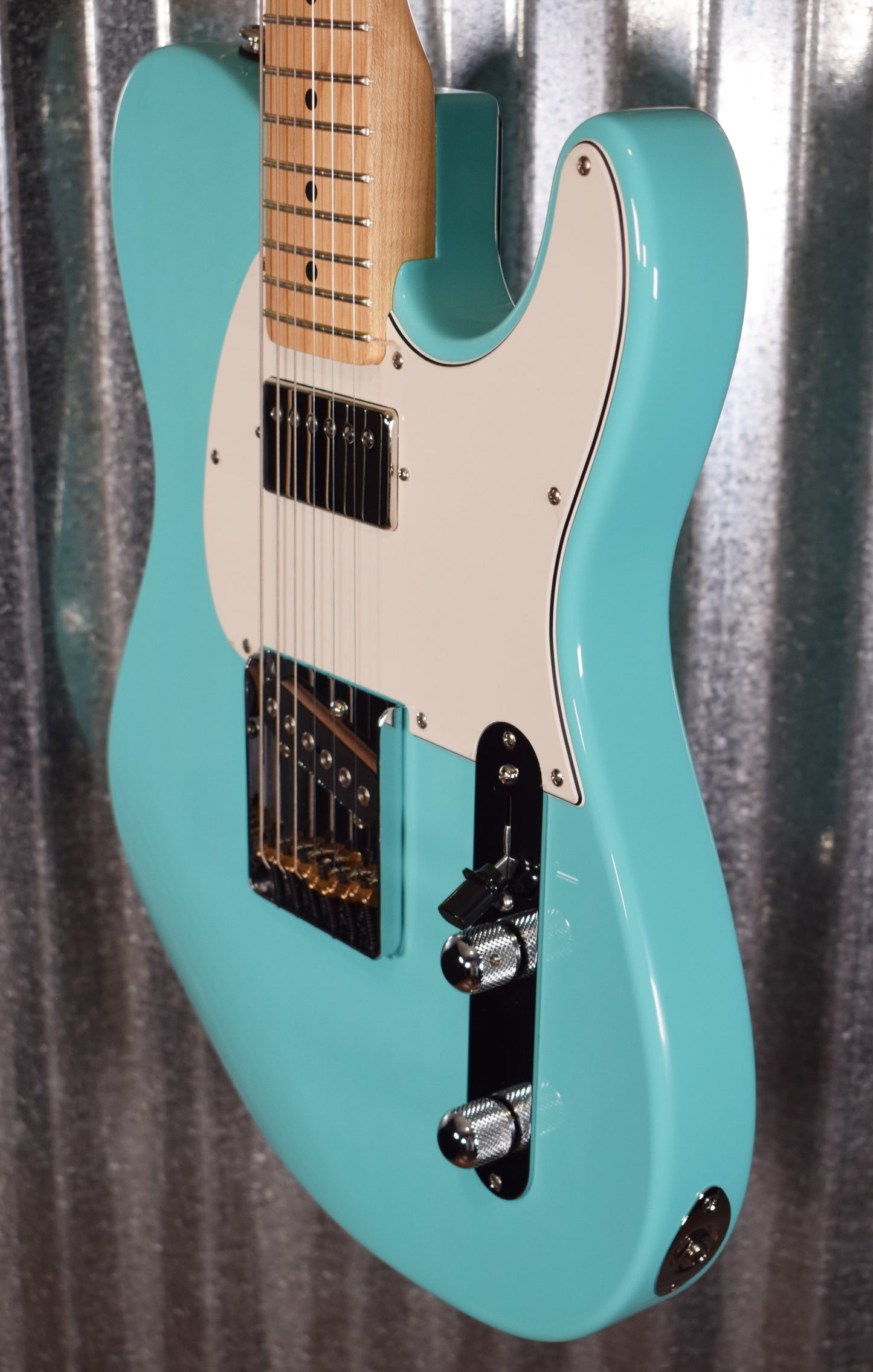 G&L USA ASAT Classic Bluesboy Turquoise Maple Satin Neck Guitar & Case #5318