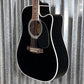 Takamine EF341SC Cutaway Acoustic Electric Guitar Black & Case Japan #0793