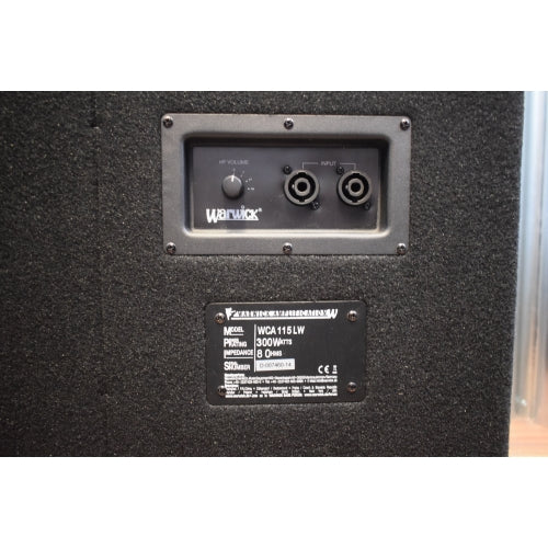 Warwick WCA115LW Light Weight 300 Watt 1x15" Bass Speaker Cabinet
