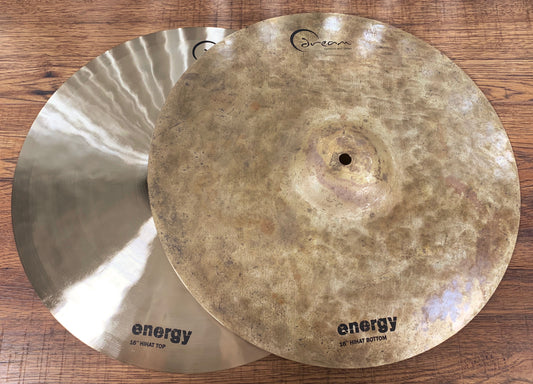 Dream Cymbals EHH16 Energy Series Hand Forged & Hammered 16" Hi Hat Set Demo