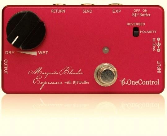 One Control BJF Mosquito Blender Expression Pedal Controlled Effect Blend Pedal