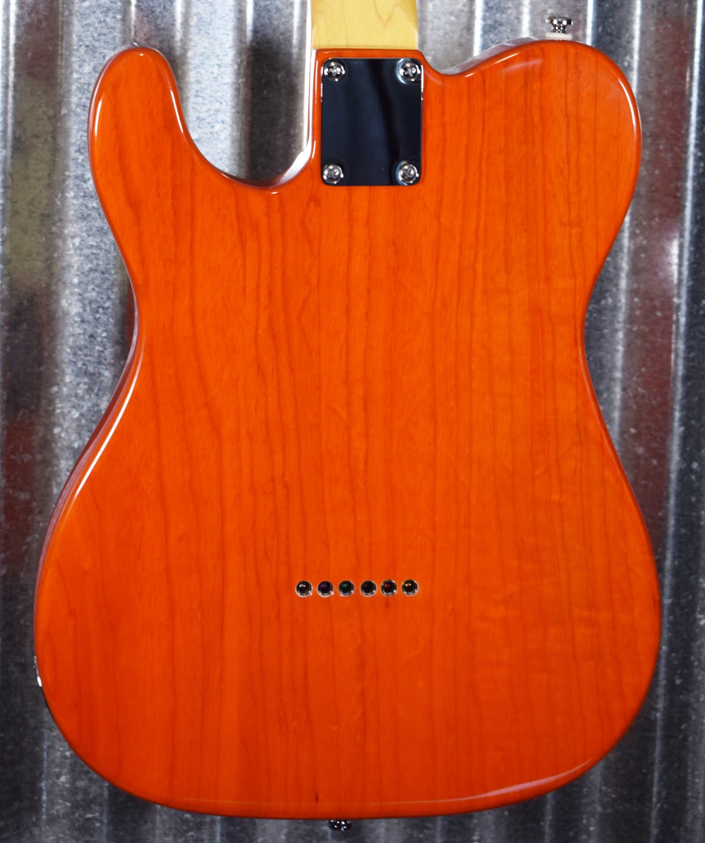G&L Tribute ASAT Classic Clear Orange Gloss Neck Guitar #5122 Used