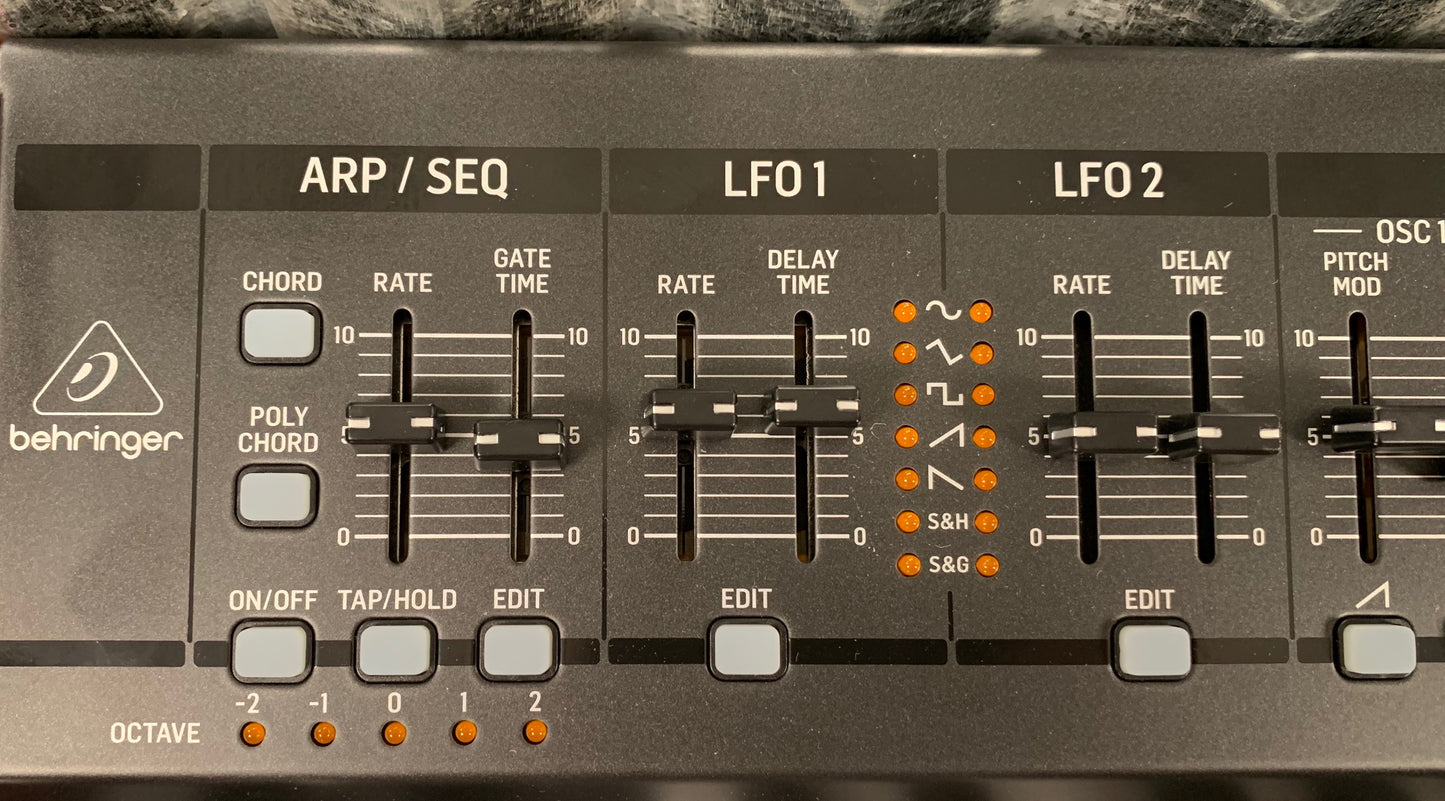 Behringer Deepmind 12 Voice Polyphonic Keyboard Synthesizer #1705 Used