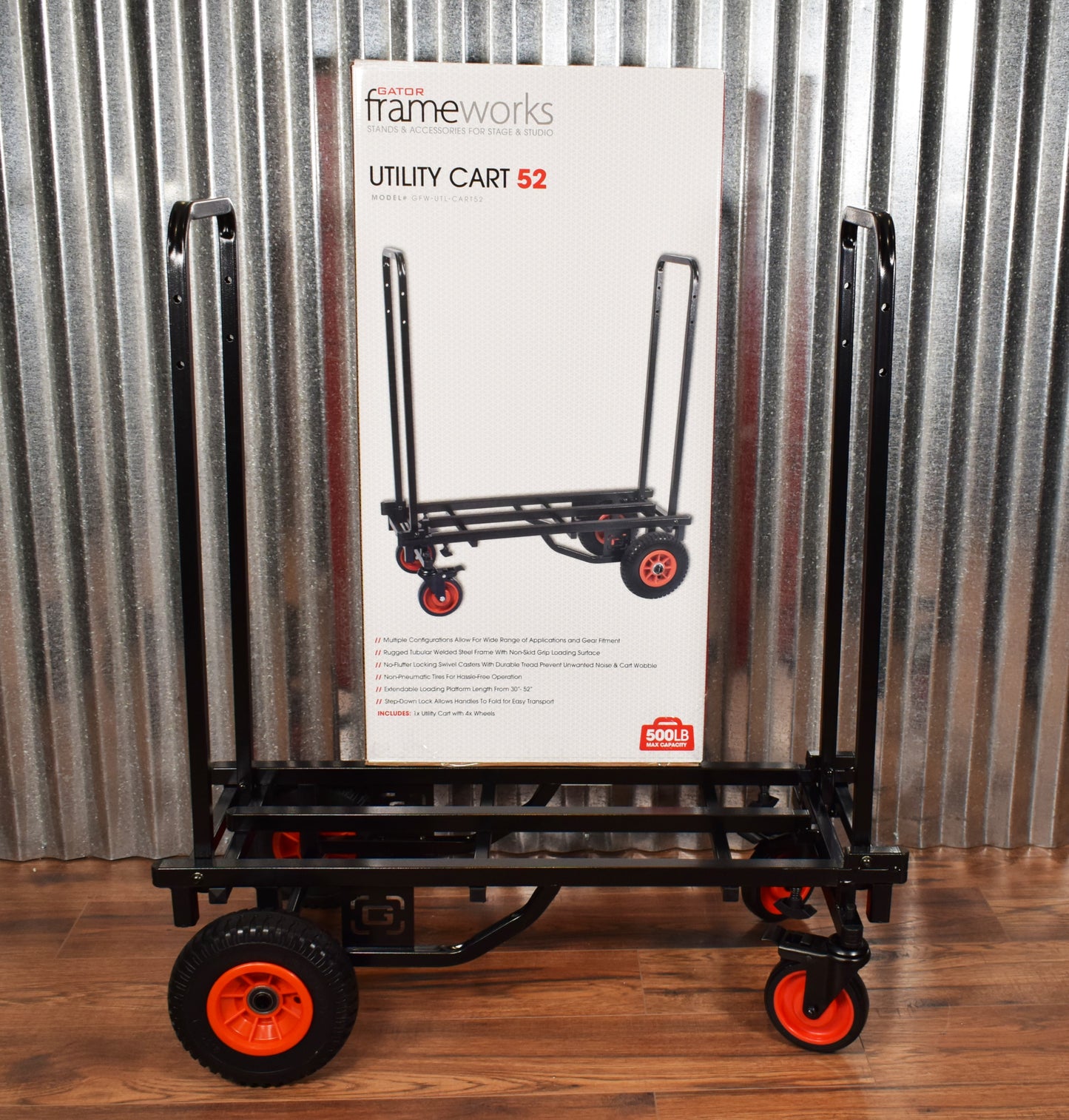 Gator Frameworks GFW-UTL-CART52 Folding Mulit Ulitlity Cart