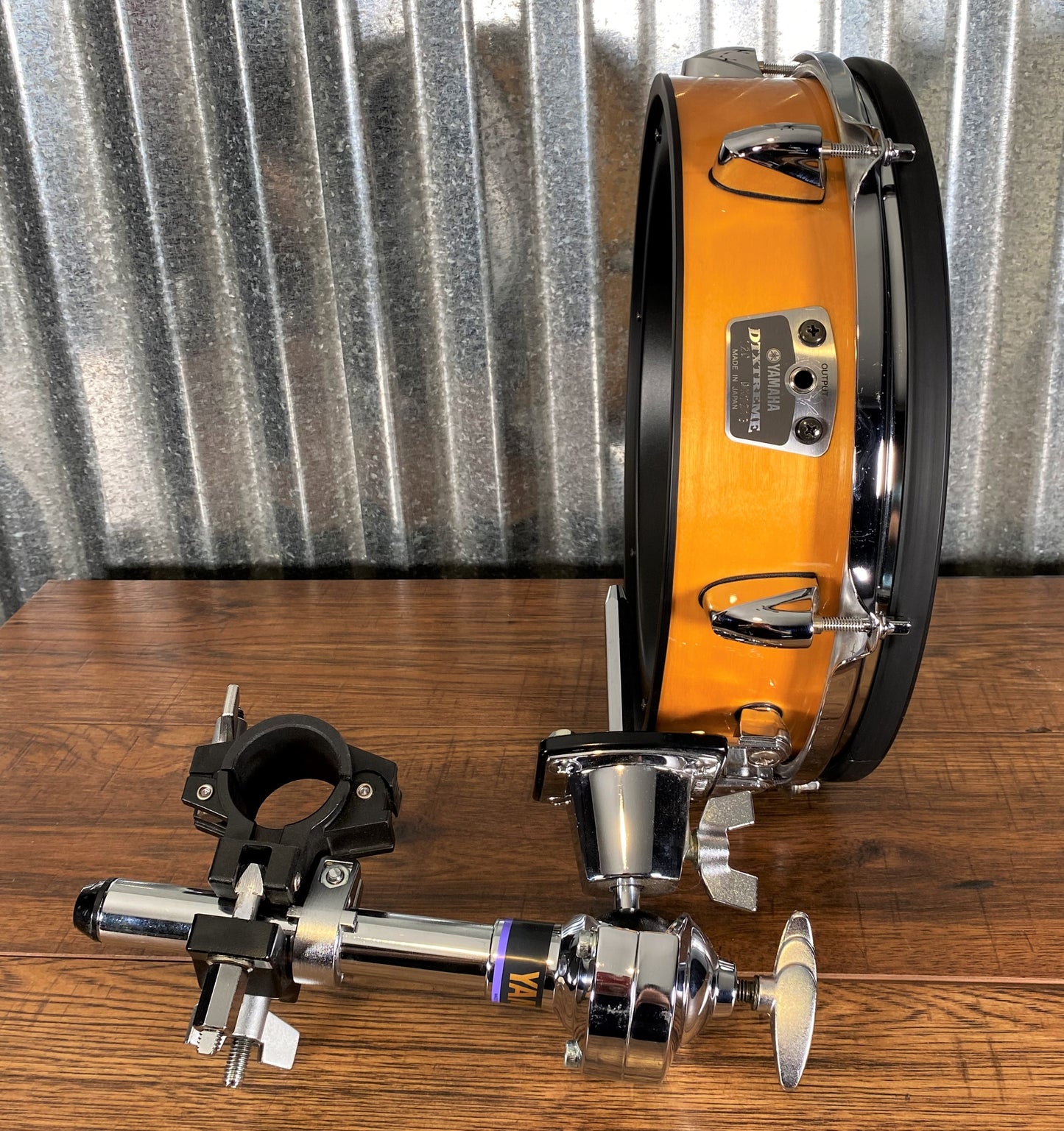 Yamaha DTEXTREME RHP120T 12" Electronic Tom Drum Trigger Pad With Birch Wood Shell & Mounting Hardware Used