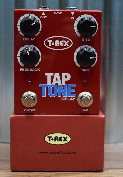 T-Rex Engineering Tap Tone Tap Tempo Delay Guitar Effects Pedal Demo #073