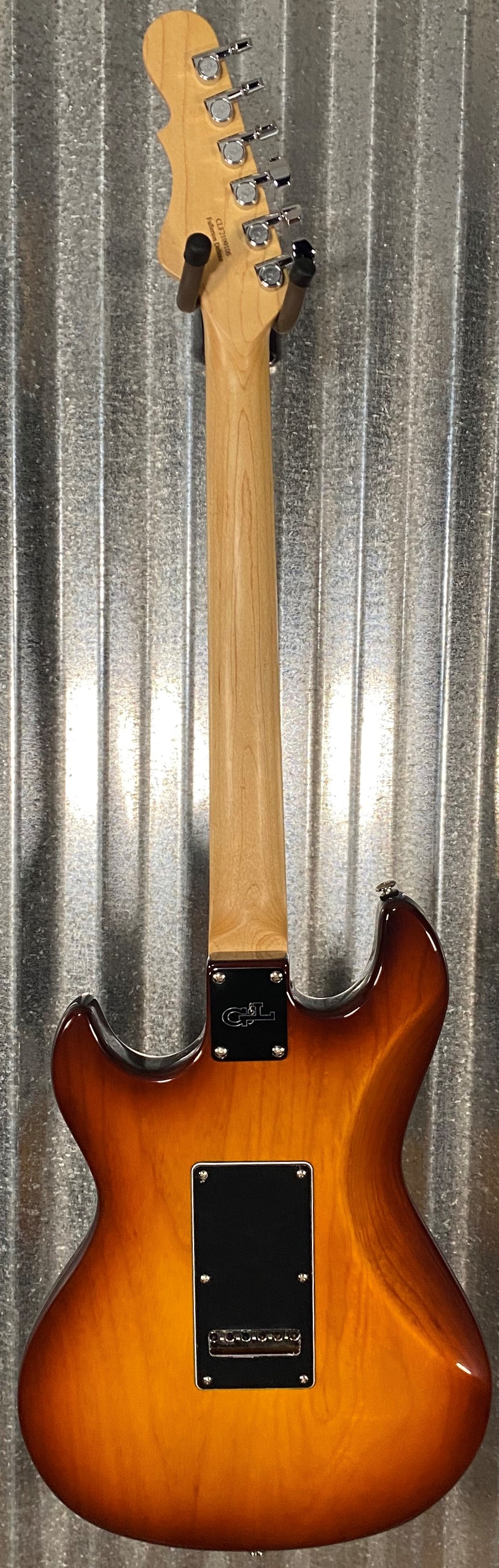 G&L USA Fullerton Deluxe Skyhawk HH Old School Tobacco Sunburst Guitar & Bag #9106