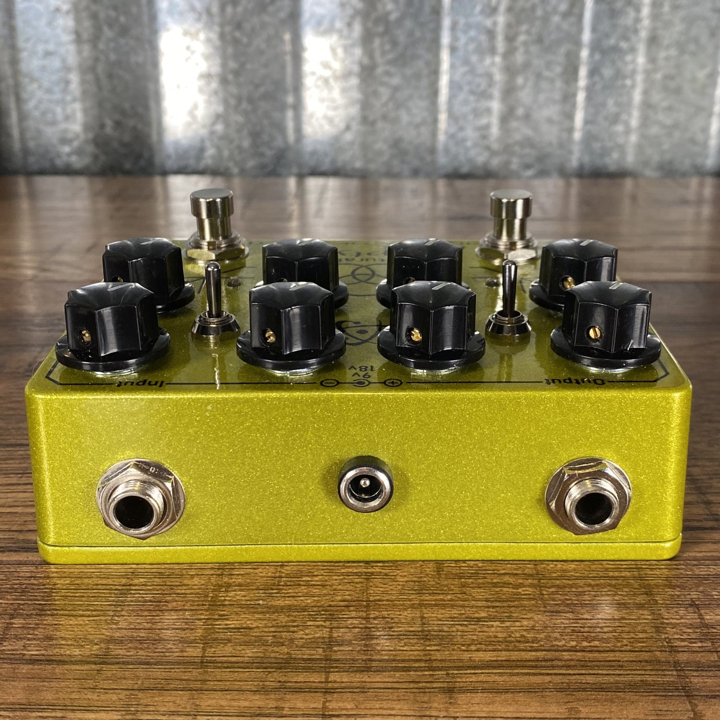 Atomic Tone Saturation Triptych Twin Pedal Standard Overdrive Fuzz Distortion Guitar Effect Pedal Used