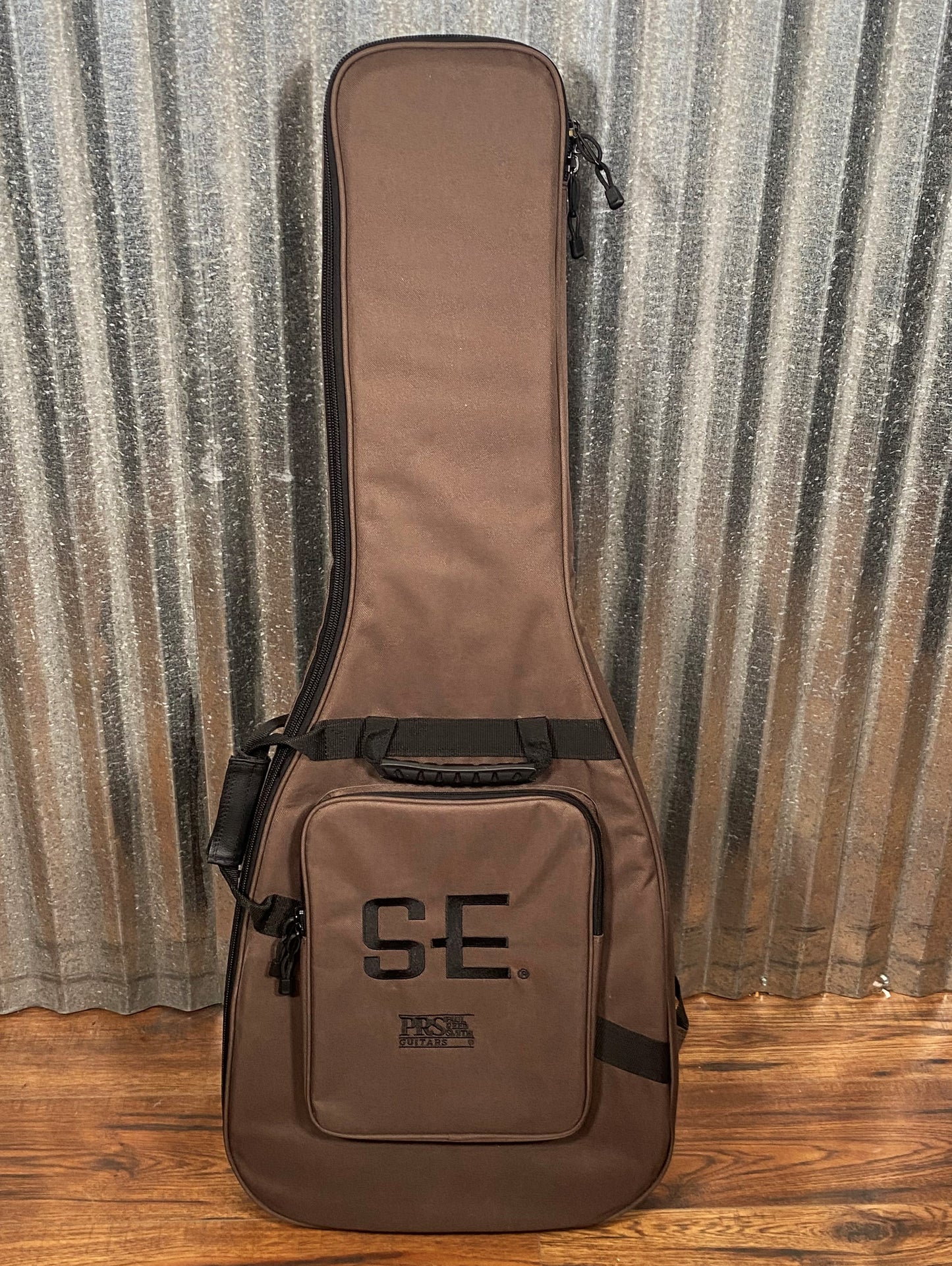 PRS Paul Reed Smith SE Logo Brown Nylon Standard Electric Guitar Gig Bag Used