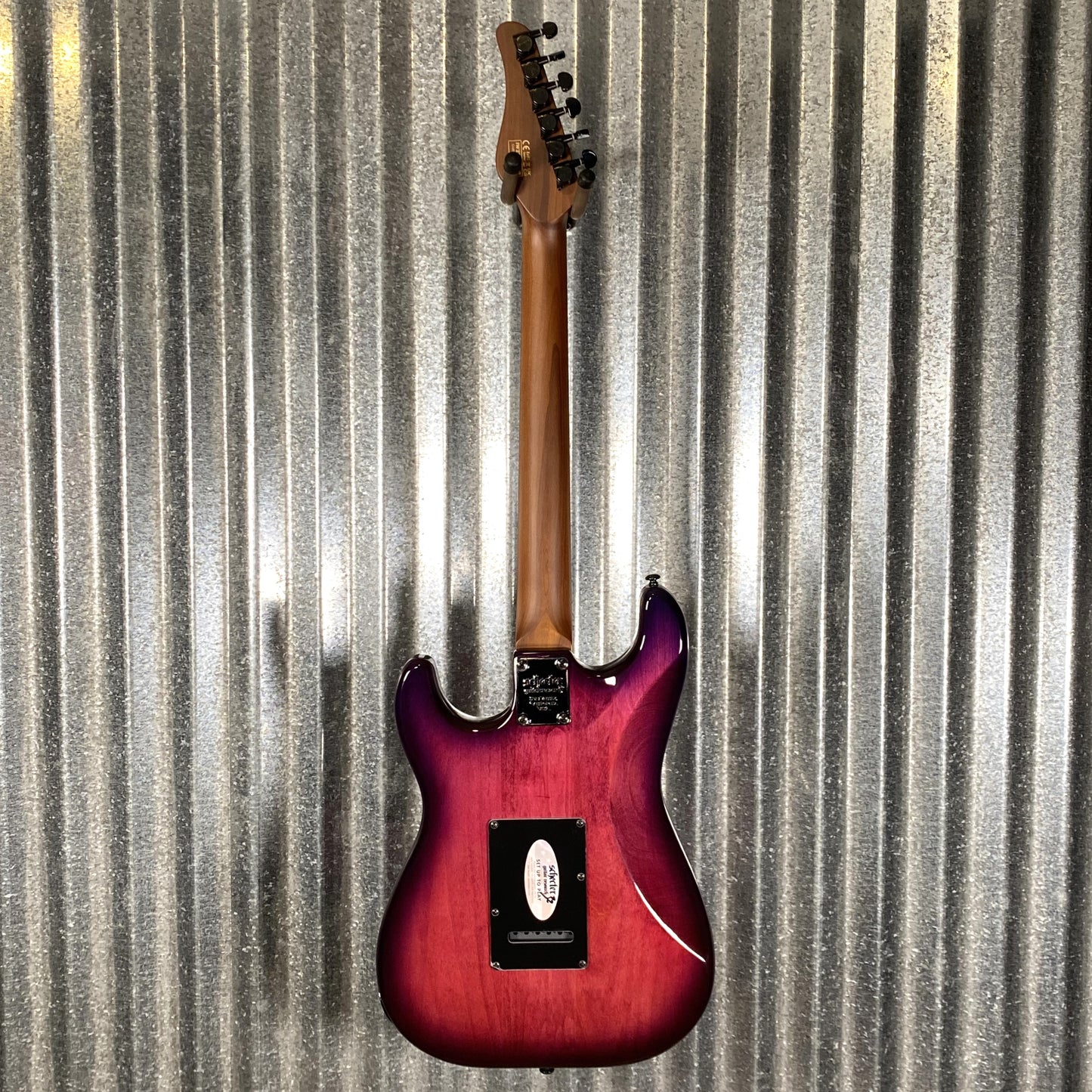 Schecter Traditional Pro Roasted Neck Trans Purple Burst Guitar #0539