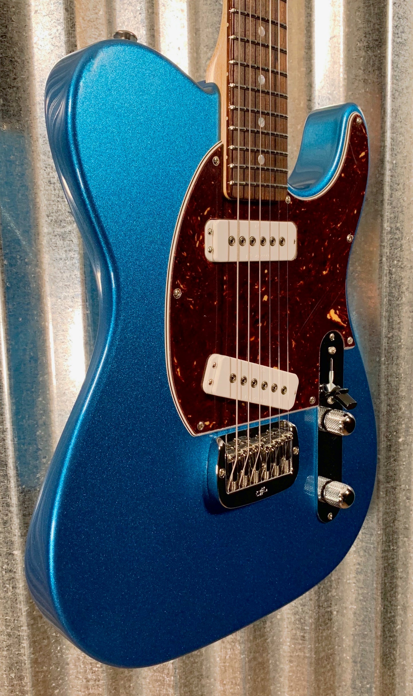 G&L Guitars USA Fullerton Deluxe ASAT Special Lake Placid Blue Guitar & Case 2019 #5106